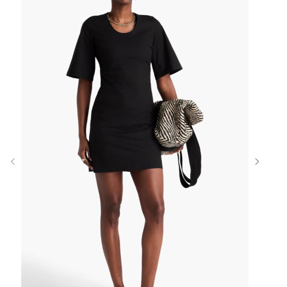 BY MALENE BIRGER NWT Margerite cotton-blend poplin mini dress